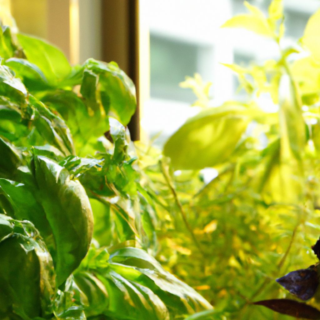 Growing Basil in a Window Garden