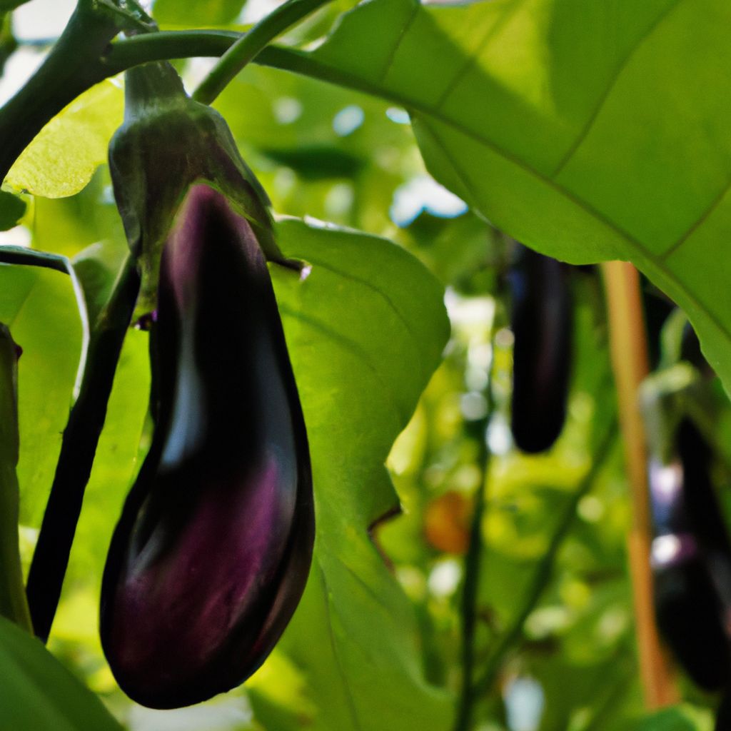Growing Eggplants in a Greenhouse Garden