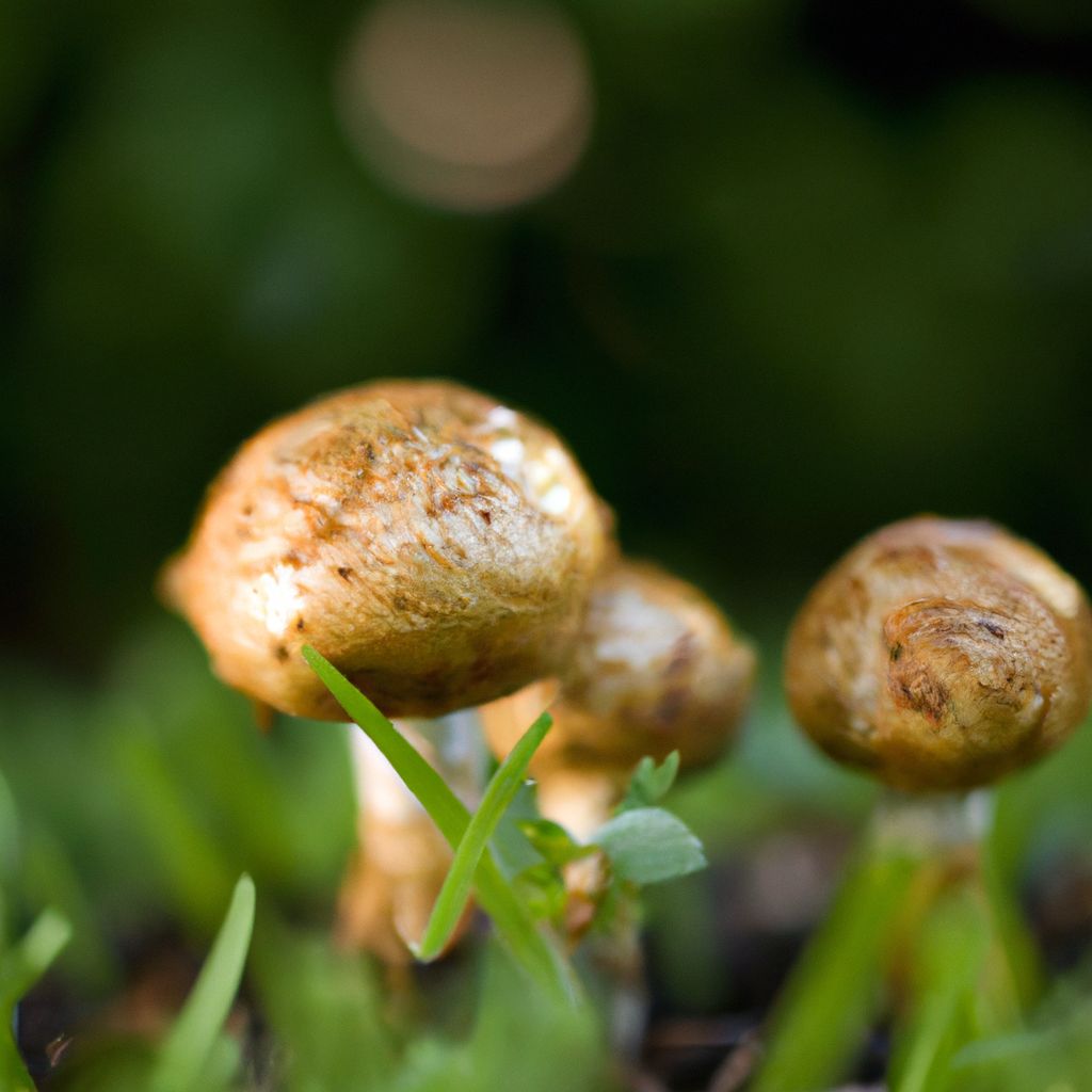 Button mushroom cultivation